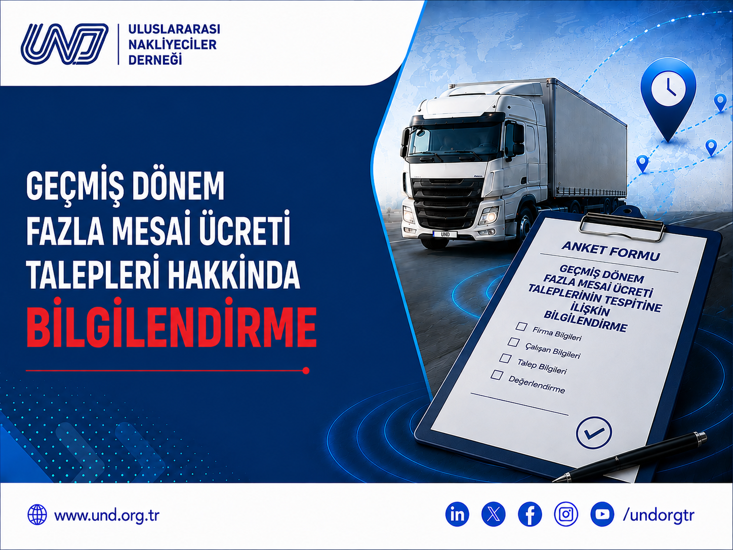 GEÇMİŞ DÖNEM FAZLA MESAİ ÜCRETİ TALEPLERİ HAKKINDA BİLGİLENDİRME