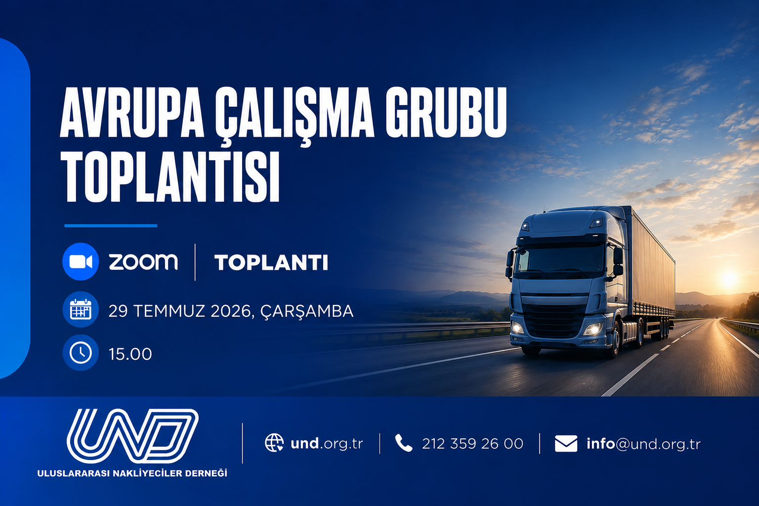 HATIRLATMA -  AVRUPA ÇALIŞMA GRUBU TOPLANTISI 29 TEMMUZ TARİHİNDE GERÇEKLEŞTİRİLECEK