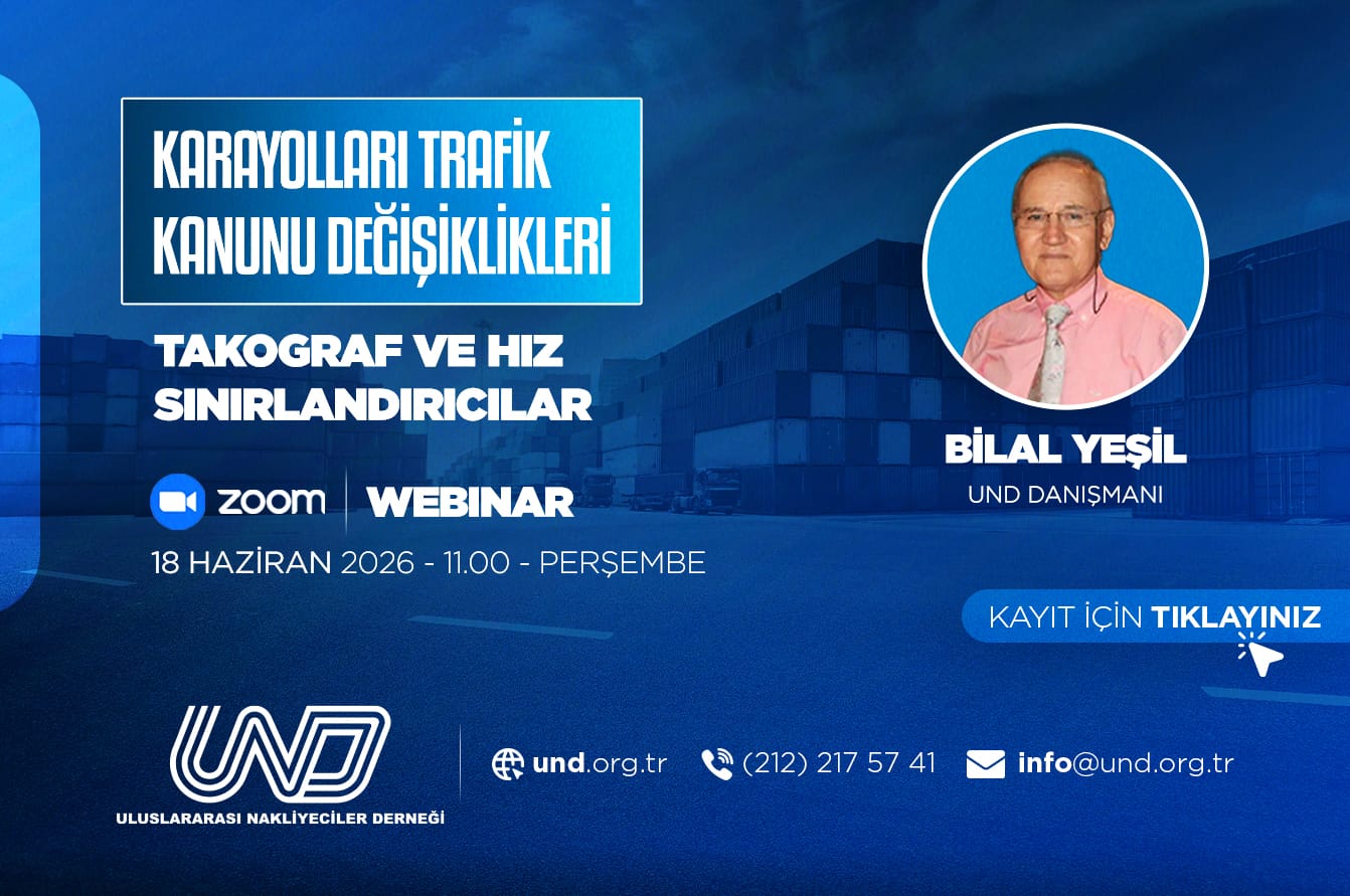 KARAYOLLARI TRAFİK KANUNU DEĞİŞİKLİKLERİ, TAKOGRAF VE HIZ SINIRLANDIRICILAR WEBİNARI