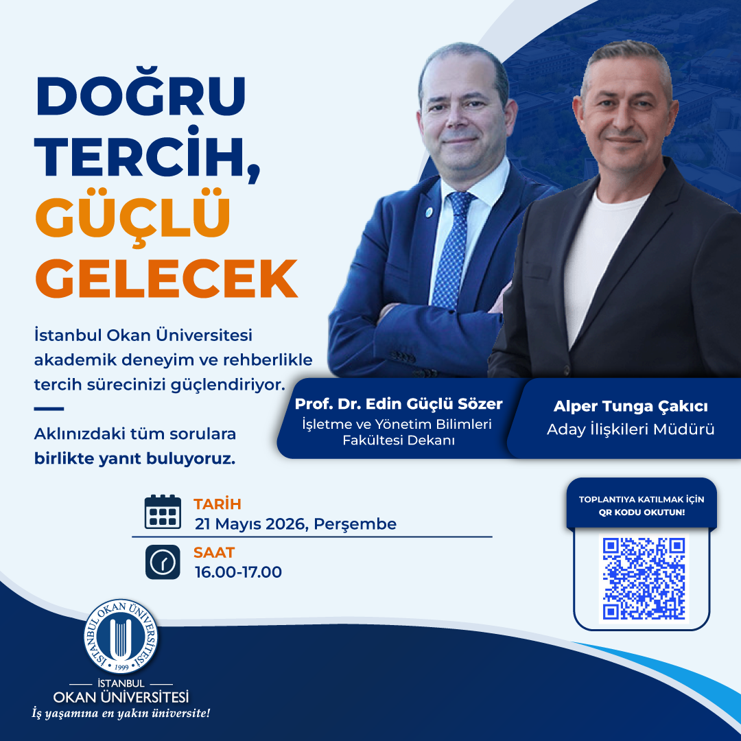 OKAN ÜNİVERSİTESİ’NDEN LOJİSTİK SEKTÖRÜ PROFESYONELLERİNE YKS TERCİH SÜRECİ REHBERLİĞİ