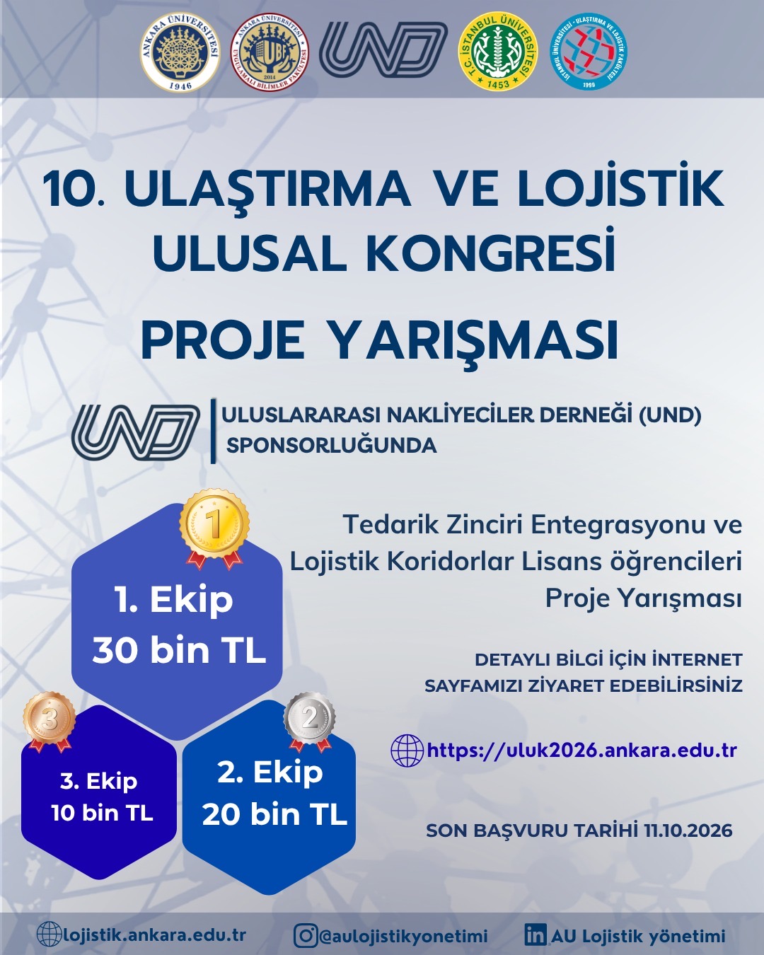 UND SPONSORLUĞUNDA ULUK 2026 LİSANS ÖĞRENCİLERİ PROJE YARIŞMASI BAŞLIYOR